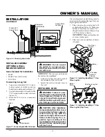 Preview for 13 page of FMI Heat Majic FVF18PW Owner'S Operation And Installation Manual