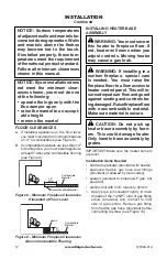 Предварительный просмотр 12 страницы FMI LTF18-MM Owner'S Operation And Installation Manual