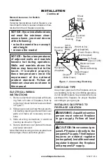 Предварительный просмотр 8 страницы FMI LVF043NE Owner'S Operation And Installation Manual