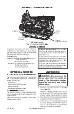 Предварительный просмотр 5 страницы FMI MF42INR Owner'S Operation And Installation Manual