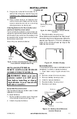 Preview for 17 page of FMI MF42INR Owner'S Operation And Installation Manual