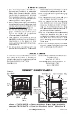 Предварительный просмотр 4 страницы FMI Natural Gas Burner System SDVBND Owner'S Operation And Installation Manual