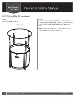 Preview for 8 page of FMI Outland Living OLVG-326 Owner'S Manual