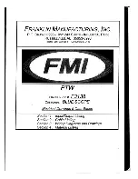 Preview for 98 page of FMI PTW72 Manual