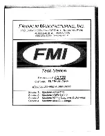 Preview for 155 page of FMI PTW72 Manual