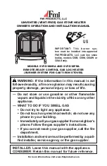 Preview for 1 page of FMI SVYD18NRA Owner'S Operation And Installation Manual