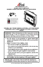 FMI T32EN-A Series Owner'S Operation And Instruction Manual preview