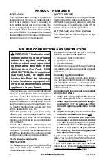 Preview for 6 page of FMI TF18NE Owner'S Operation And Installation Manual