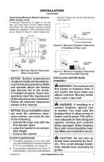 Preview for 11 page of FMI TF18NE Owner'S Operation And Installation Manual