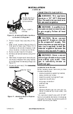 Preview for 13 page of FMI TF18NV Owner'S Operation And Installation Manual