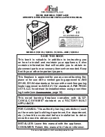 FMI (V)B36L Owners Operaion And Installation Manual preview