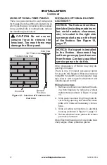 Предварительный просмотр 12 страницы FMI (V)BFBF36 series Owner'S Operation And Installation Manual