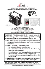 Предварительный просмотр 1 страницы FMI (V)DVF36TCL(-HA) Owner'S Operation And Installation Manual