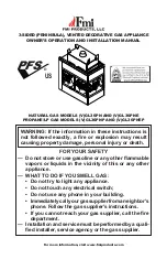 FMI (V)GL36PN Owners Manual And Installation Manual preview