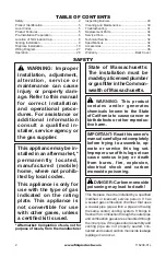 Preview for 2 page of FMI (V)KC36NE series Owner'S Operation And Installation Manual