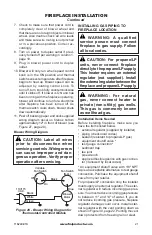 Preview for 21 page of FMI (V)KC42NE series Owner'S Operation And Installation Manual