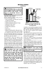 Preview for 13 page of FMI (V)LVF43NR Owner'S Operation And Installation Manual