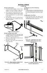 Preview for 17 page of FMI (V)LVF43NR Owner'S Operation And Installation Manual