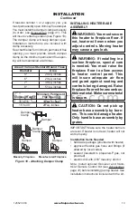 Предварительный просмотр 13 страницы FMI Vantage Hearth BG18NV Owner'S Operation And Installation Manual