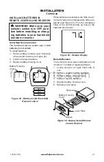 Предварительный просмотр 27 страницы FMI Vantage Hearth BG18NV Owner'S Operation And Installation Manual