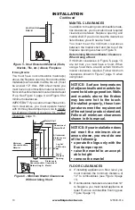 Предварительный просмотр 10 страницы FMI Vantage Hearth LVS18-PP Owner'S Operation And Installation Manual