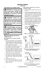 Preview for 16 page of FMI Vantage Hearth VFC24NR Owner'S Operation And Installation Manual