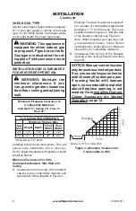 Preview for 10 page of FMI Vantage Hearth VUL24ND Owner'S Operation And Installation Manual