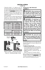 Preview for 13 page of FMI Vantage Hearth VUL24ND Owner'S Operation And Installation Manual