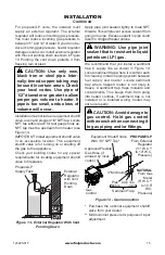 Preview for 15 page of FMI Vantage Hearth VUL24ND Owner'S Operation And Installation Manual