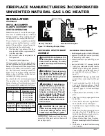 Preview for 10 page of FMI VFN18MV Owner'S Operation And Installation Manual