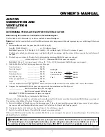 Preview for 5 page of FMI VFP18MV Owner'S Operation And Installation Manual