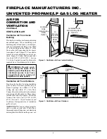 Предварительный просмотр 6 страницы FMI VFP18MV Owner'S Operation And Installation Manual