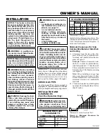 Preview for 7 page of FMI VFP18MV Owner'S Operation And Installation Manual