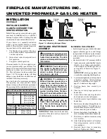 Preview for 10 page of FMI VFP18MV Owner'S Operation And Installation Manual