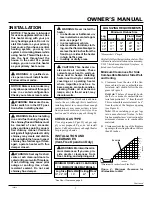 Preview for 7 page of FMI VFP18R Owner'S Operation And Installation Manual