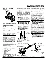 Предварительный просмотр 11 страницы FMI VFP18R Owner'S Operation And Installation Manual