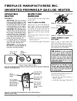 Preview for 16 page of FMI VFP18R Owner'S Operation And Installation Manual