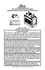 Preview for 1 page of FMI VI368ST Owner'S Operation And Installation Manual