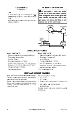 Предварительный просмотр 22 страницы FMI VSGF28NTF Operation And Installation Manual