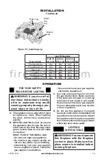 Preview for 19 page of FMI VULC24ND Owner'S Operation And Installation Manual