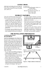 Preview for 5 page of FMI VVCC36NE Series Owner'S Operation And Installation Manual