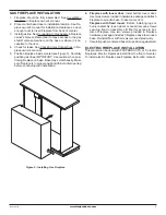 Preview for 3 page of FMI W26GO MANTEL Assembly And Installation Instructions