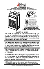 Preview for 1 page of FMI WcM-36J Owners Manual And Installation Manual