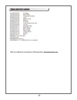 Предварительный просмотр 14 страницы FMS 1220MM Superez FMM078 Operating Manual