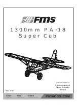 FMS 1300mm PA-18 Super Cub Instruction Manual предпросмотр