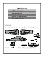 Предварительный просмотр 4 страницы FMS 1400MM T-28 trojan v4 Operating Manual