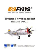 FMS 1700mm P-47 Thunderbolt Operating Manual preview