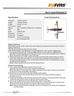 Предварительный просмотр 24 страницы FMS 1700mm P-47 Thunderbolt Operating Manual