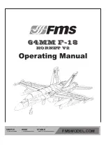 FMS 64MM F-18 HORNET V2 Operating Manual preview