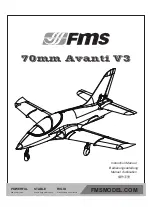 FMS 70MM AVANTI Instruction Manual предпросмотр